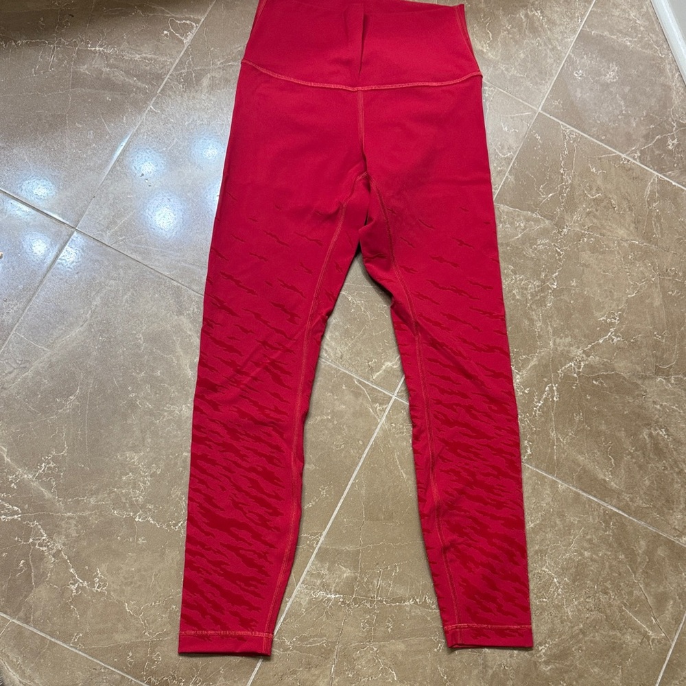 lululemon athletica Red Leggings